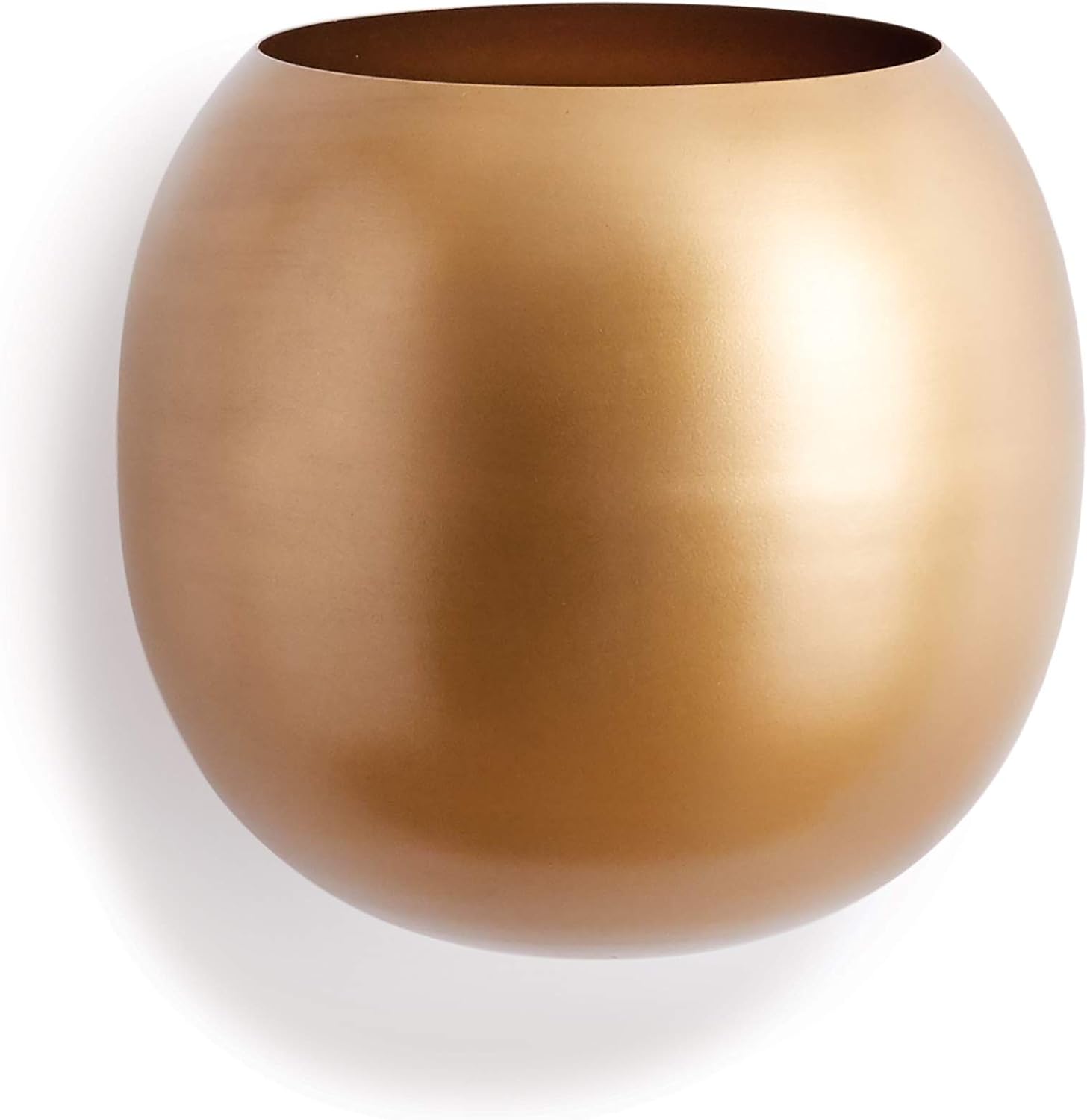 Modern Minimalist Gold Sphere Metal Wall Planter