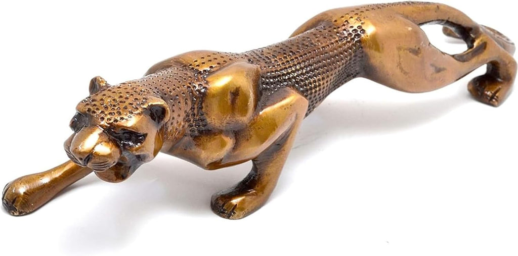 Vintage Brass Jaguar Figurine