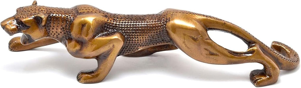 Vintage Brass Jaguar Figurine