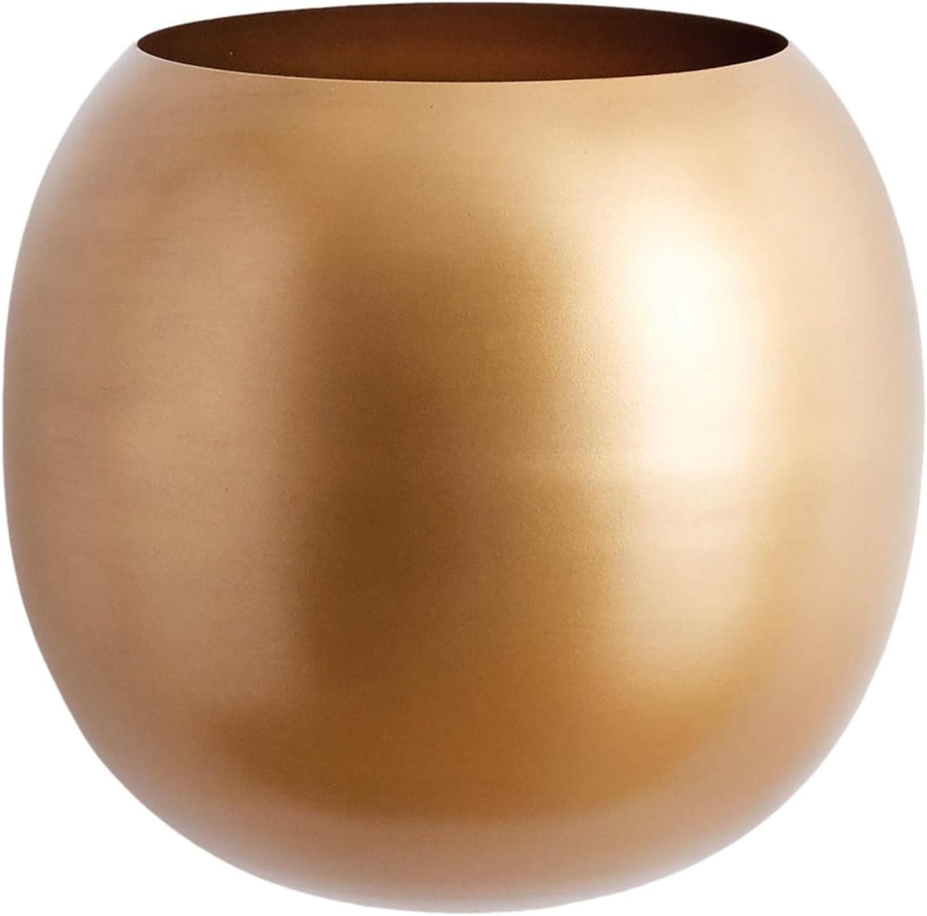 Modern Minimalist Gold Sphere Metal Wall Planter