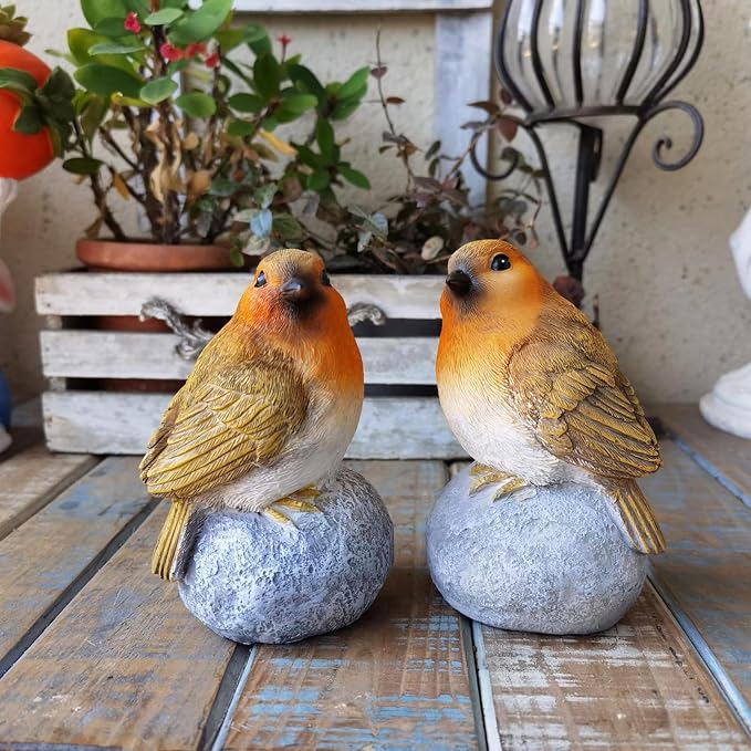 Bird Statue for Garden Decorations Animal Bird Figurine
