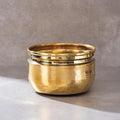 Brass Planter Pot - Handcrafted Decorative Indoor Plant Holder