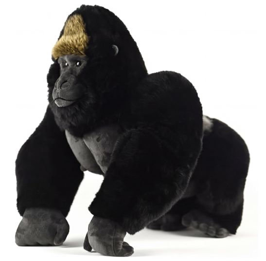 Toy Galaxy Silverback Gorilla Stuffed Animal Plush Toy