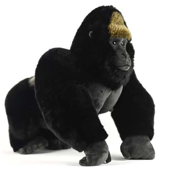Toy Galaxy Silverback Gorilla Stuffed Animal Plush Toy
