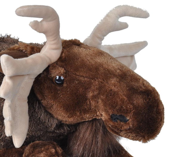 Toy Galaxy Wild Jumbo Moose Plush