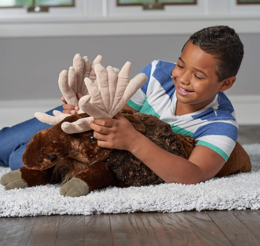 Toy Galaxy Wild Jumbo Moose Plush