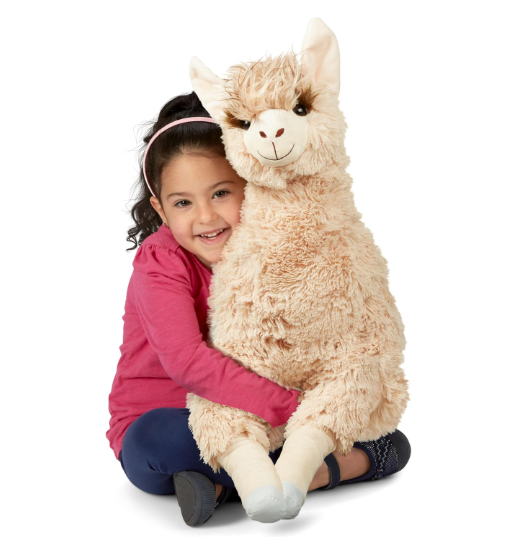 Toy Galaxy Jumbo Llama Stuffed Plush Animal